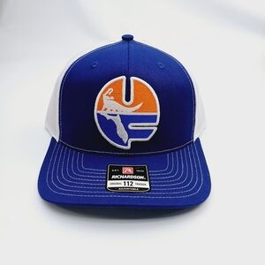 Blue and White University Of Florida Mesh Snapback Cap